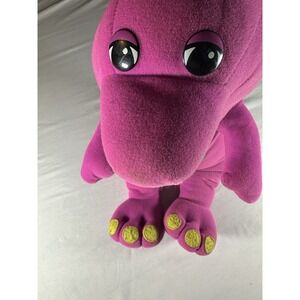 Vintage 1992 Playskool Talking Singing Barney 18" Plush